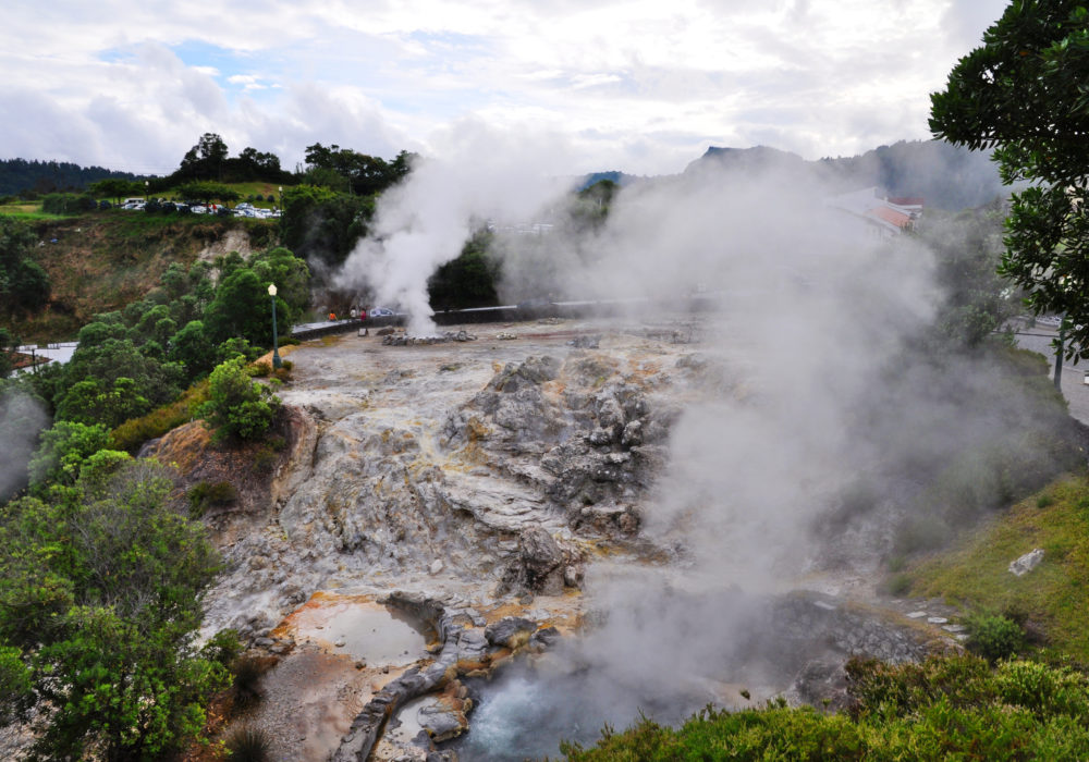 Fumarolen in Furnas